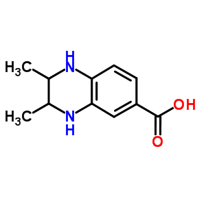 2,3-Dimethyl-1,2,3,4-tetrahydro-quinoxaline-6-carboxylic acidStructure,912763-19-0Structure 2,3-Dimethyl-1,2,3,4-tetrahydro-quinoxaline-6-carboxylic acid Structure,912763-19-0Structure