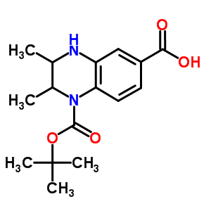 2,3-Dimethyl-3,4-dihydro-2H-quinoxaline-1,6-dicarboxylic acid 1-tert-butyl esterStructure,912763-35-0Structure 2,3-Dimethyl-3,4-dihydro-2H-quinoxaline-1,6-dicarboxylic acid 1-tert-butyl ester Structure,912763-35-0Structure