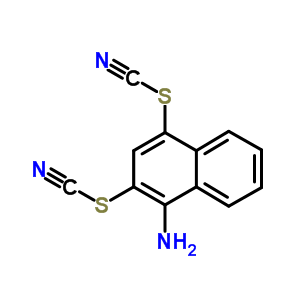 2,4-Dithiocyanatonaphthalen-1-amineStructure,91353-98-9Structure 2,4-Dithiocyanatonaphthalen-1-amine Structure,91353-98-9Structure