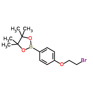 4-(2-Bromoethoxy)phenylboronic acid pinacol ester Structure,913836-27-8Structure