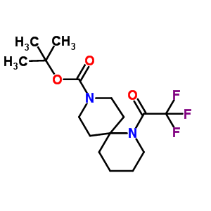 1,9-二氮雜螺[5.5]十一烷-9-羧酸, 1-(2,2,2-三氟乙?；?-, 1,1-二甲基乙酯結(jié)構(gòu)式_918896-27-2結(jié)構(gòu)式