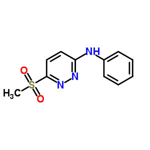 3-Pyridazinamine,6-(methylsulfonyl)-n-phenyl-Structure,92290-00-1Structure 3-Pyridazinamine,6-(methylsulfonyl)-n-phenyl- Structure,92290-00-1Structure