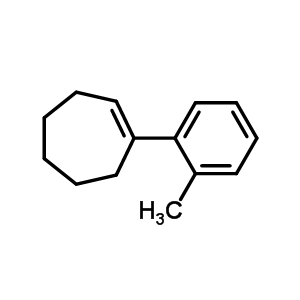 Cycloheptene,1-(2-methylphenyl)-Structure,92377-84-9Structure Cycloheptene,1-(2-methylphenyl)- Structure,92377-84-9Structure