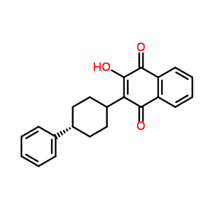 2-Hydroxy-3-(4-phenylcyclohexyl)-1,4-naphthoquinoneStructure,92458-44-1Structure 2-Hydroxy-3-(4-phenylcyclohexyl)-1,4-naphthoquinone Structure,92458-44-1Structure