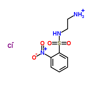 N-(2-nitrobenzenesulfonyl)-1,2-diamonethane hydrochloride Structure,92504-03-5Structure