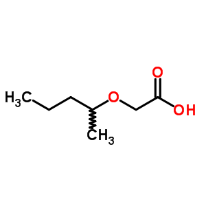 Acetic acid,2-(1-methylbutoxy)-Structure,92565-73-6Structure Acetic acid,2-(1-methylbutoxy)- Structure,92565-73-6Structure