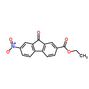 9H-fluorene-2-carboxylicacid, 7-nitro-9-oxo-, ethyl esterStructure,92858-67-8Structure 9H-fluorene-2-carboxylicacid, 7-nitro-9-oxo-, ethyl ester Structure,92858-67-8Structure