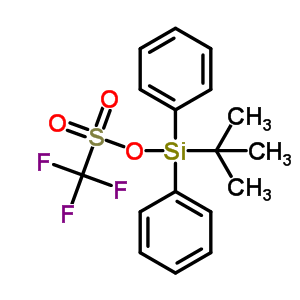 Tert-butyldiphenylsilyl trifluoromethanesulfonateStructure,92886-86-7Structure Tert-butyldiphenylsilyl trifluoromethanesulfonate Structure,92886-86-7Structure