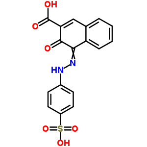 3-氧代-4-[(4-硫苯基)肼基]萘-2-羧酸結構式_93327-14-1結構式