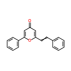 4H-pyran-4-one,2-phenyl-6-(2-phenylethenyl)-Structure,94307-51-4Structure 4H-pyran-4-one,2-phenyl-6-(2-phenylethenyl)- Structure,94307-51-4Structure