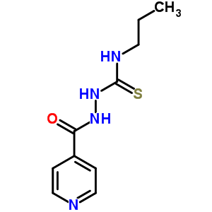 3-Propyl-1-(pyridine-4-carbonylamino)thioureaStructure,94646-91-0Structure 3-Propyl-1-(pyridine-4-carbonylamino)thiourea Structure,94646-91-0Structure