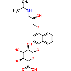 4-Hydroxypropranolol glucuronideStructure,94731-13-2Structure 4-Hydroxypropranolol glucuronide Structure,94731-13-2Structure